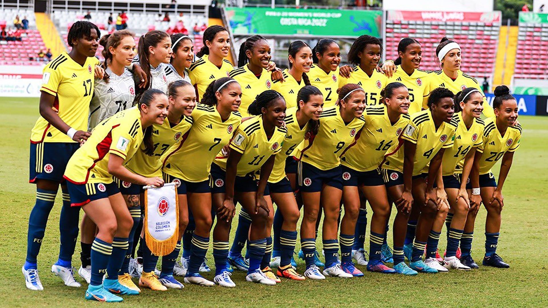 Selección Colombia Sub 20 Mundial Costa Rica 2022