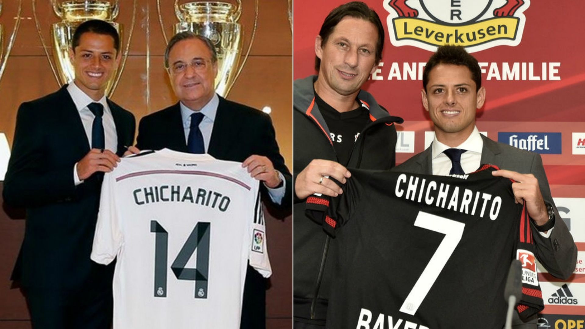 Chicharito Real Madrid - Bayer Leverkusen