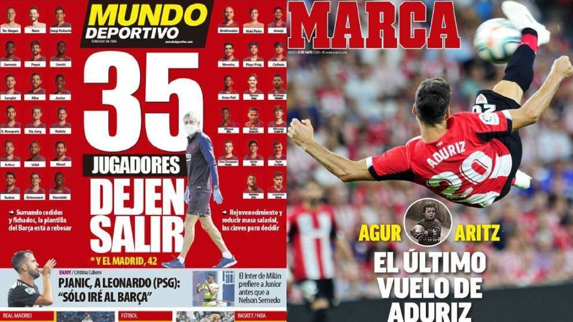 newspapers 21 May covers Marca Mundo