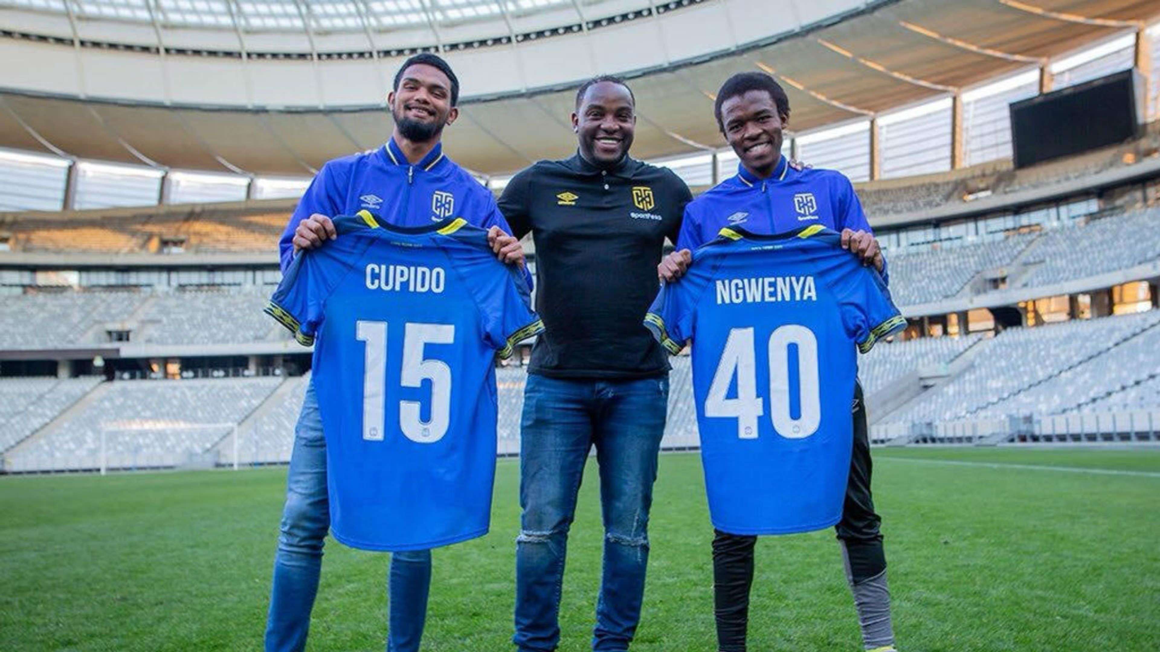 Keanu Cupido, Benni McCathy & Karabo Ngwenya, Cape Town City, July 2018
