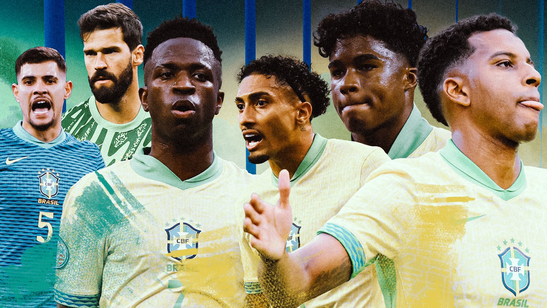 GFX Melhores piores Brasil Copa America 2024