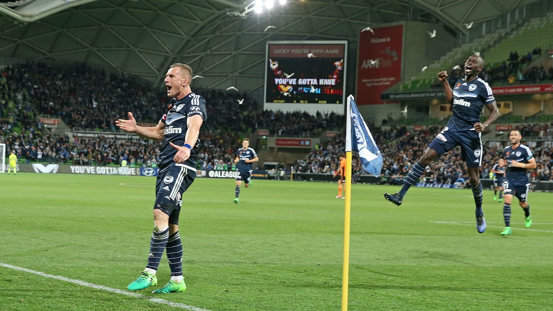 Besart Berisha Melbourne Victory v Brisbane Roar A-League 30042017