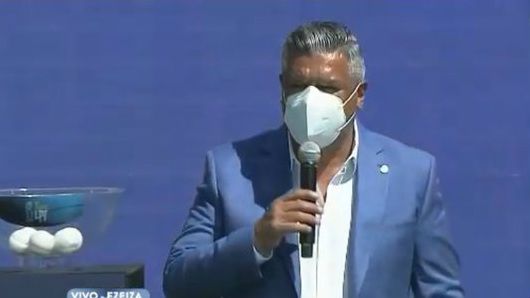 captura Claudio Tapia sorteo Copa Liga Profesional 16102020