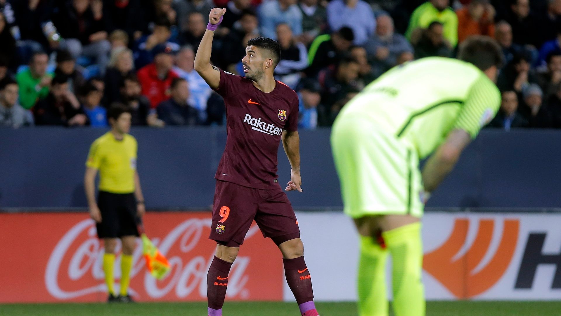 Luis Suarez Malaga Barcelona LaLiga