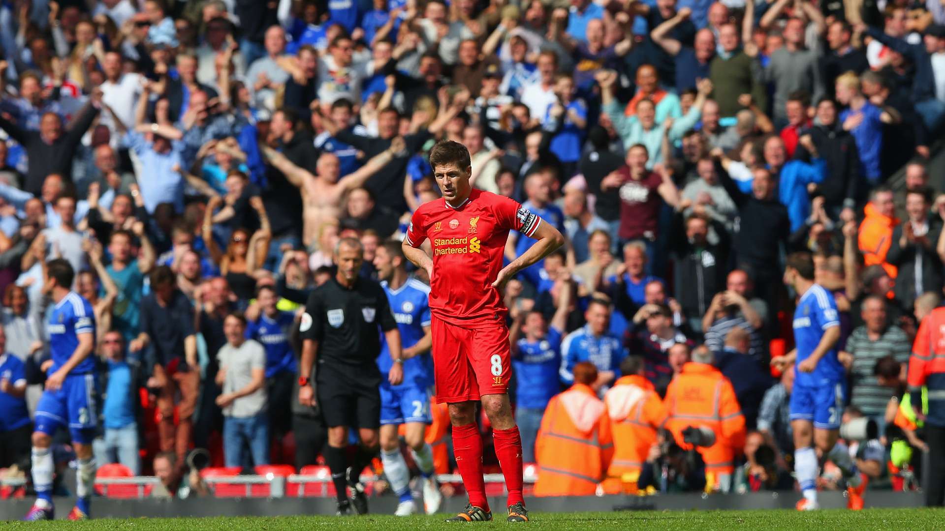 Steven Gerrard Liverpool Chelsea 2014