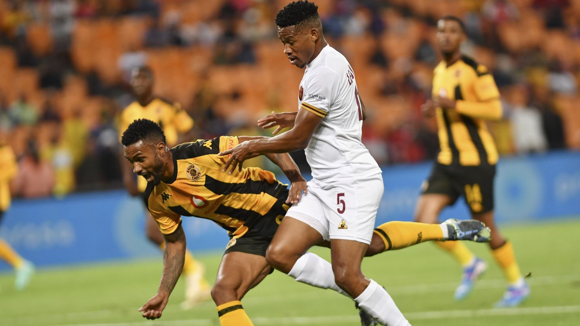 Inacio Miguel and Khomotjo Lekoloane, Kaizer Chiefs vs Stellenbosch