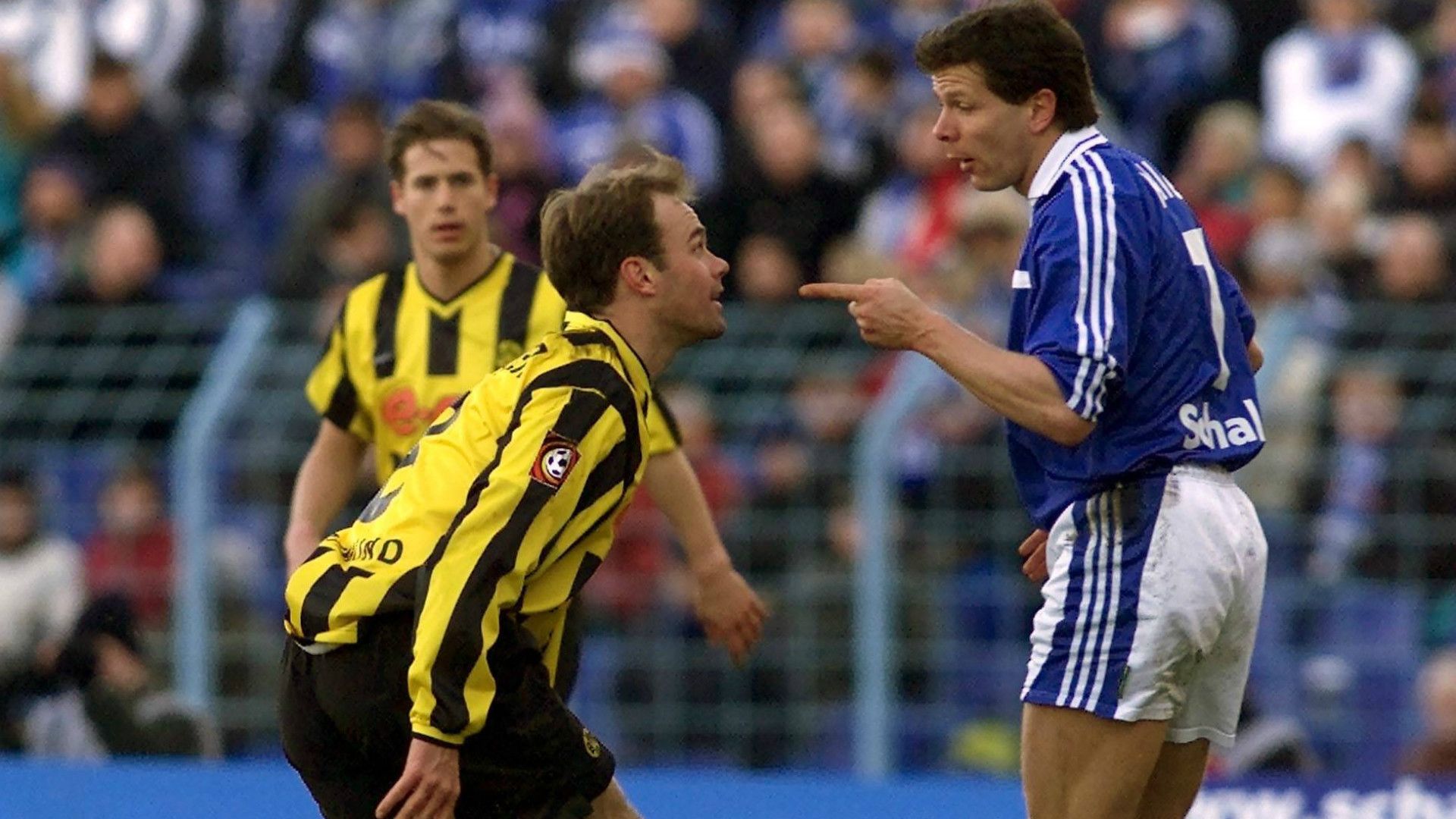 ONLY GERMANY Andreas Moller Christian Nerlinger FC Schalke 04 Borussia Dortmund