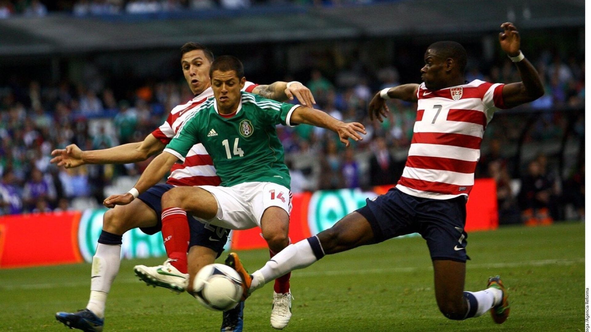 Javier Hernández México Estados Unidos amistoso 2012