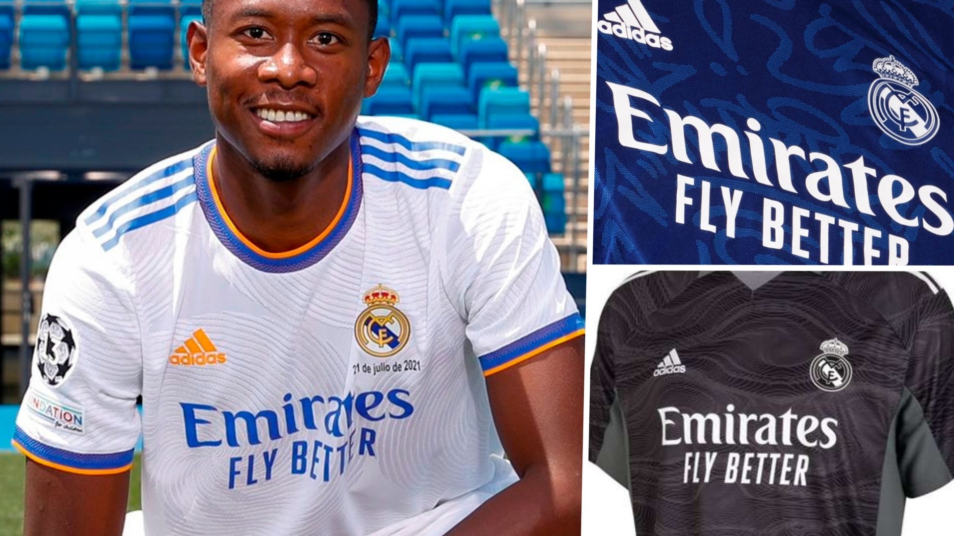 Real Madrid, novas camisas 2021/22