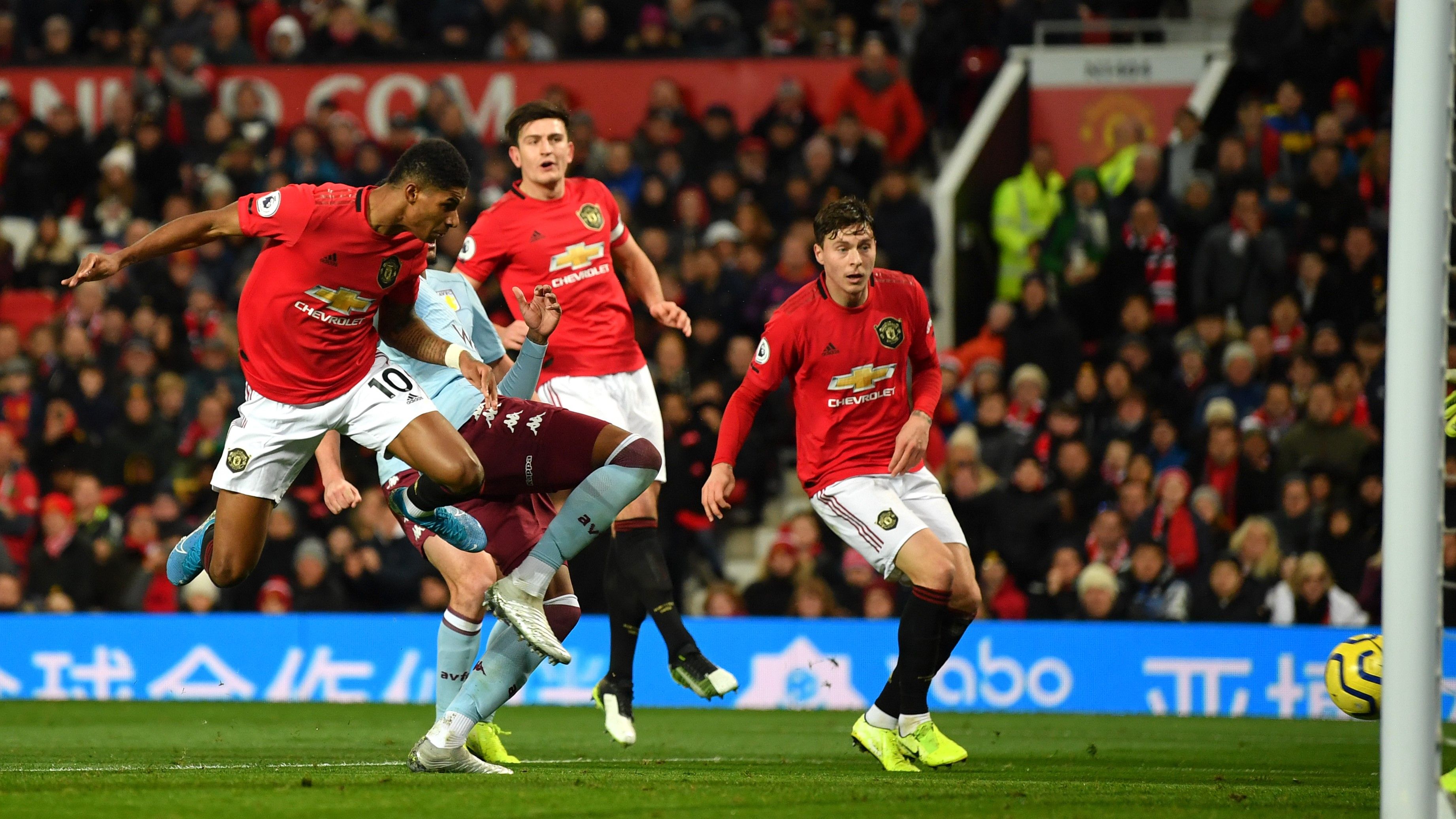 MArcus Rashford Manchester United v Aston Villa - Premier League