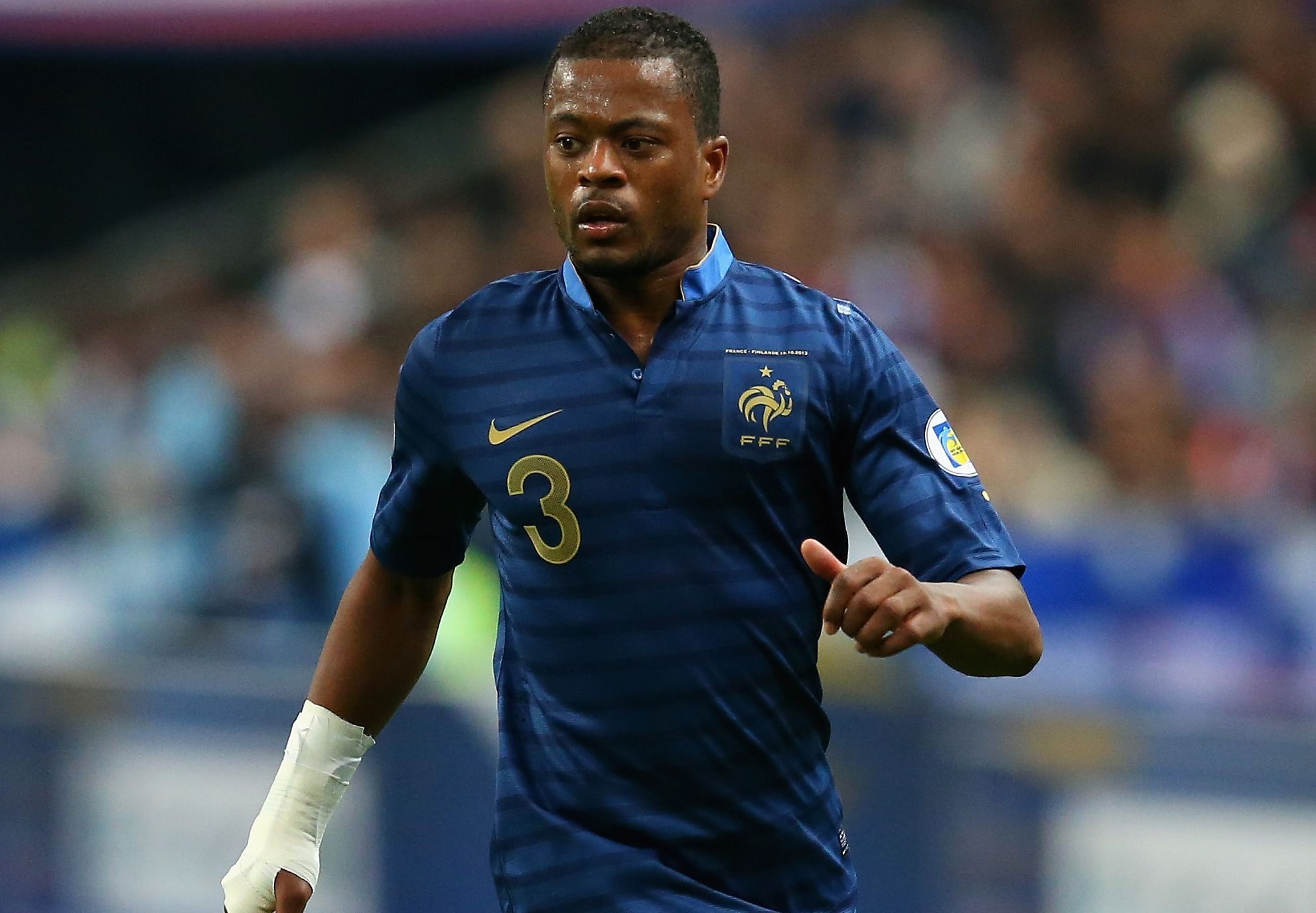 France international Patrice Evra