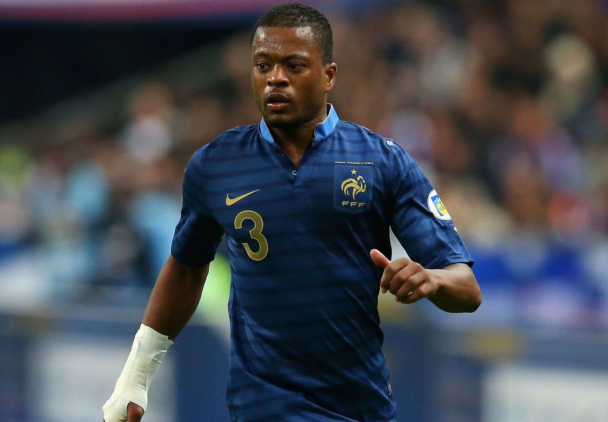 France international Patrice Evra