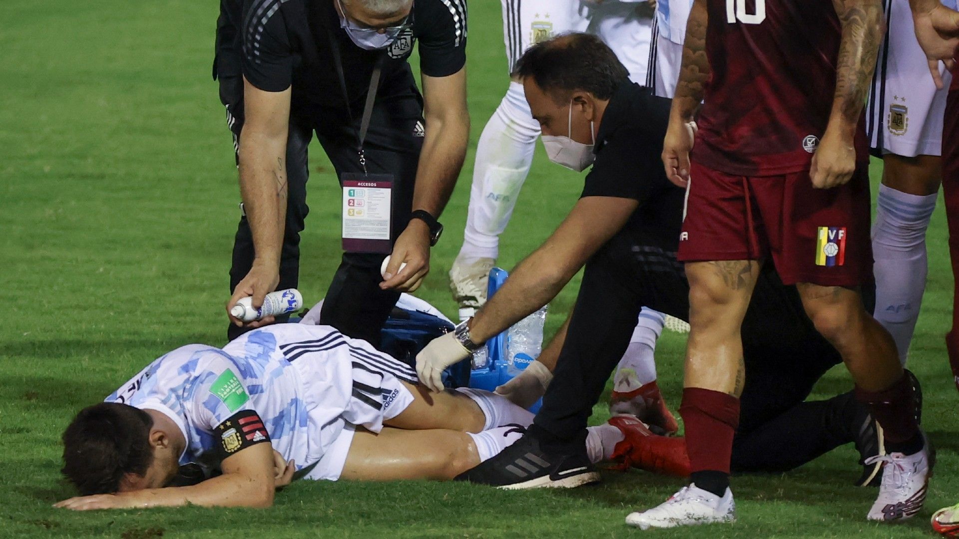 Lionel Messi Venezuela Argentina Eliminatorias Sudamericanas 02092021