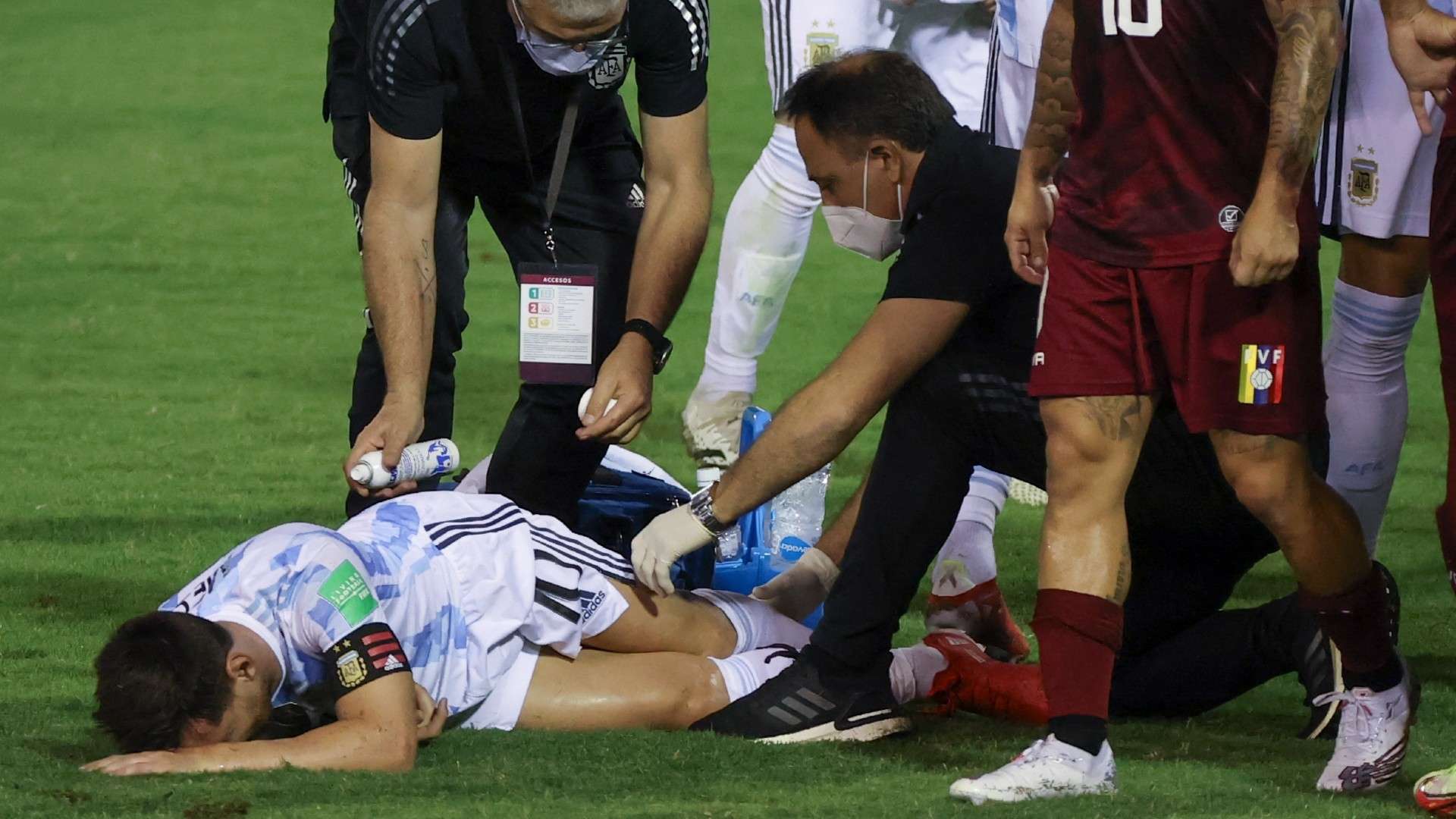 Lionel Messi Venezuela Argentina Eliminatorias Sudamericanas 02092021