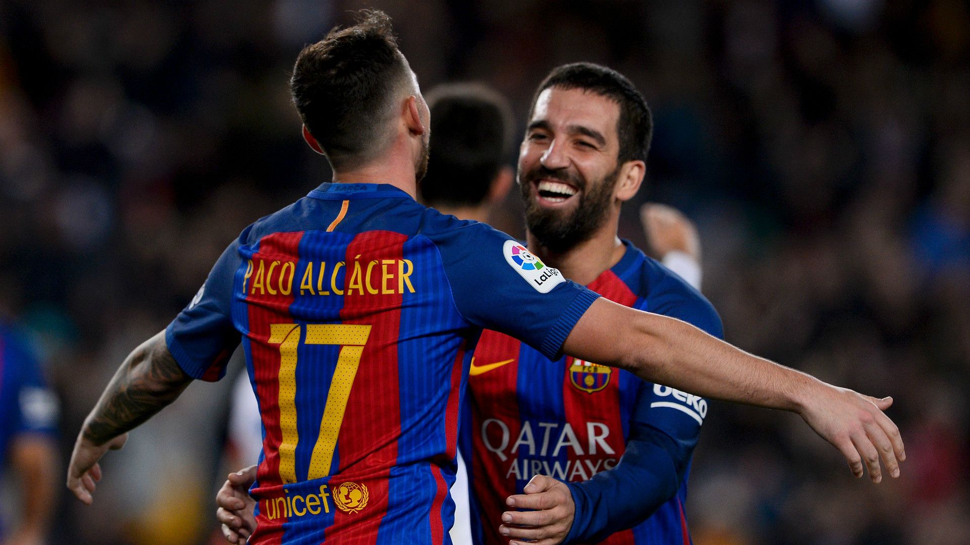 PACO ALCACER ARDA TURAN BARCELONA HERCULES COPA DEL REY 12212016