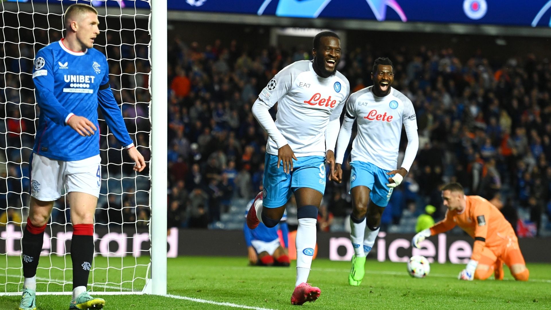 Tanguy Ndombele Rangers Napoli Champions League
