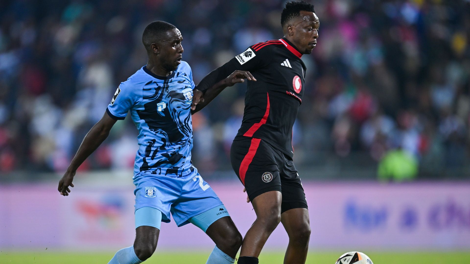 Lehlohonolo Mtshali & Patrick Maswanganyi, Orlando Pirates vs Magesi FC, May 2025 