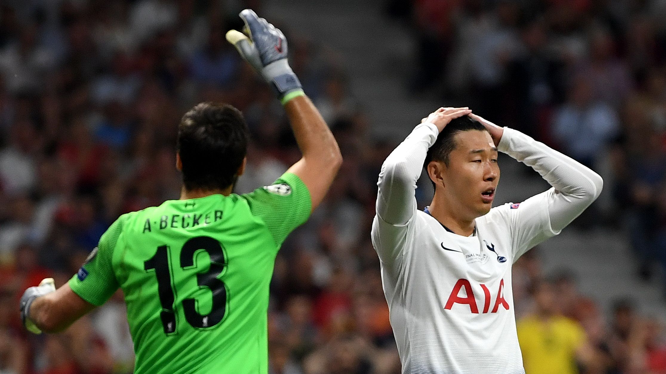 Son Heung Min Tottenham Liverpool Champions League