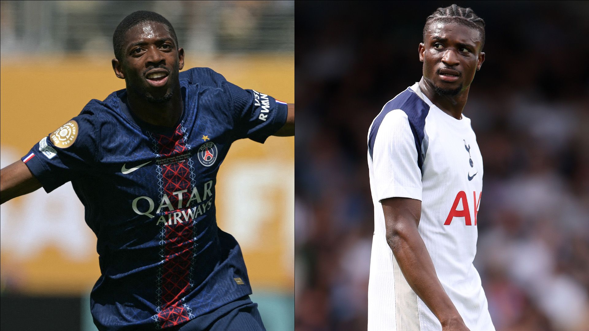 Ousmane Dembele PSG Mohammed Kudus Tottenham
