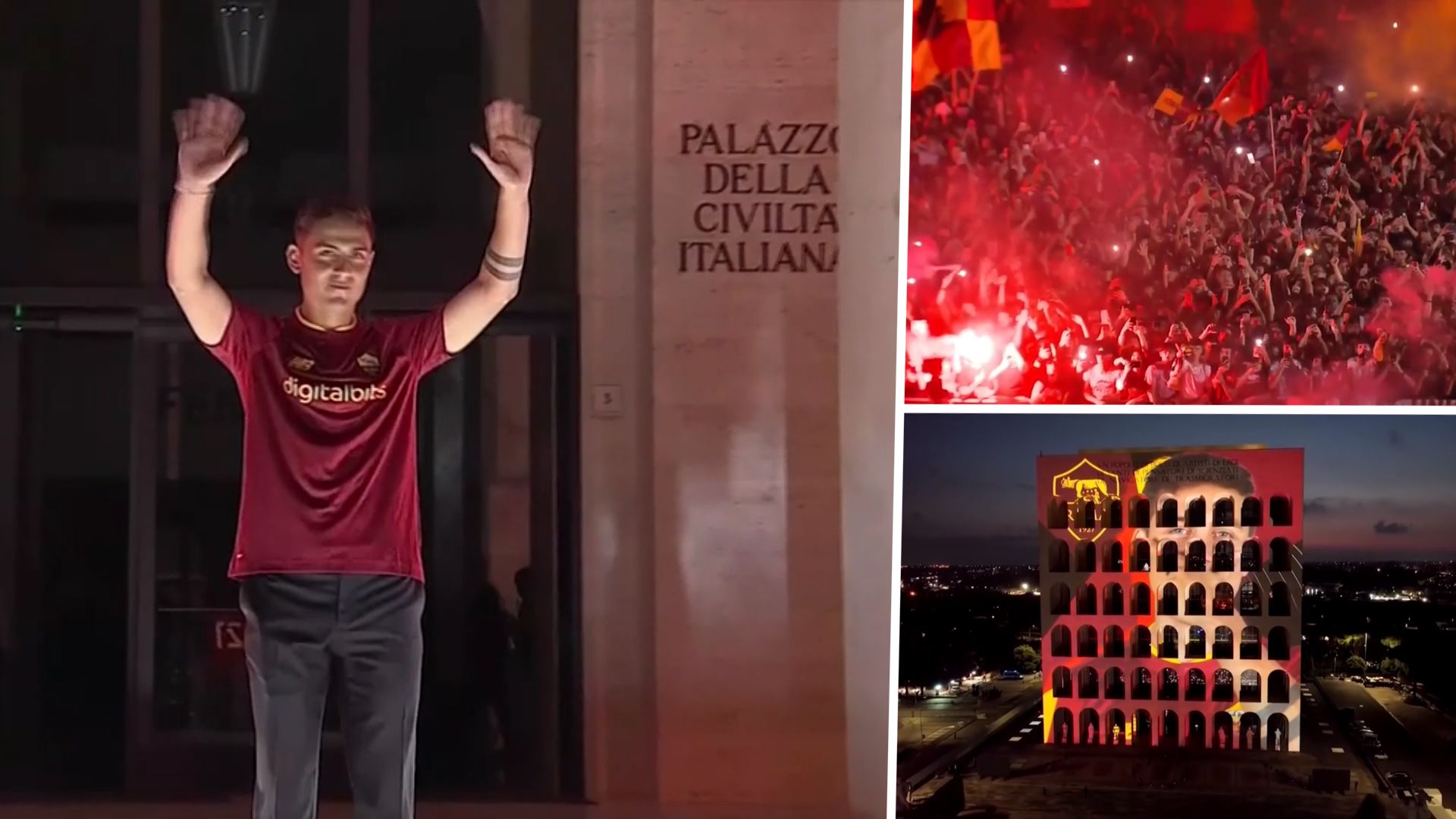 AS Roma Présentation Paulo Dybala