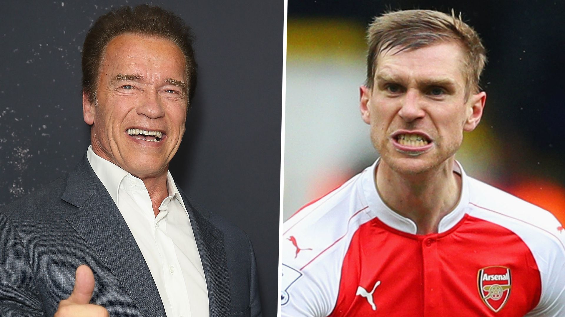Arnold Schwarzenegger, Per Mertesacker