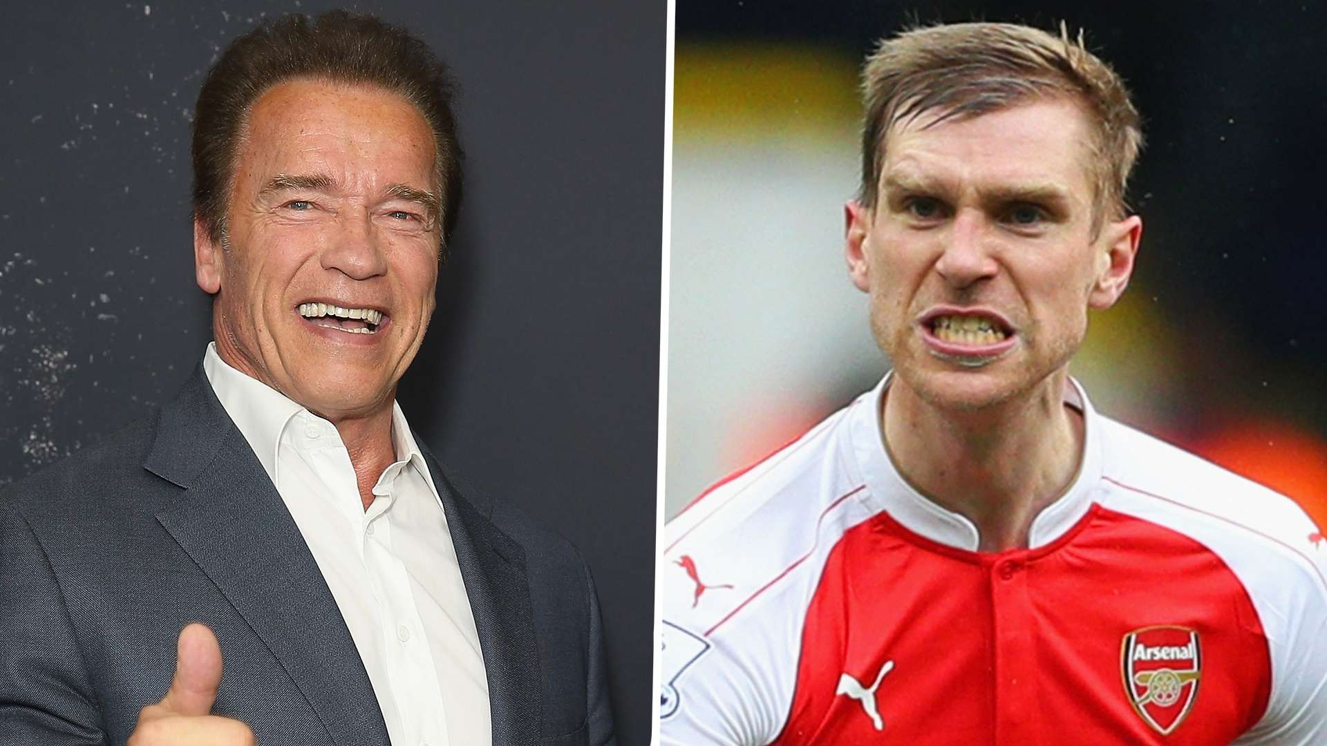 Arnold Schwarzenegger, Per Mertesacker