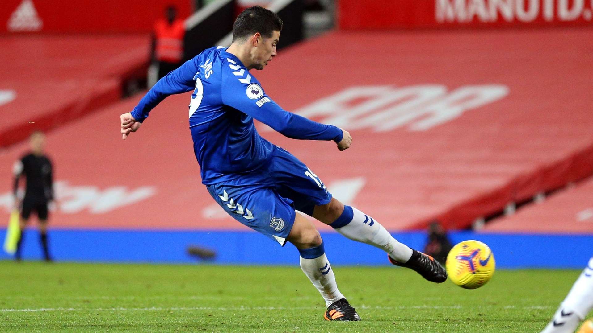 James Rodríguez Manchester United Everton Premier League 2021