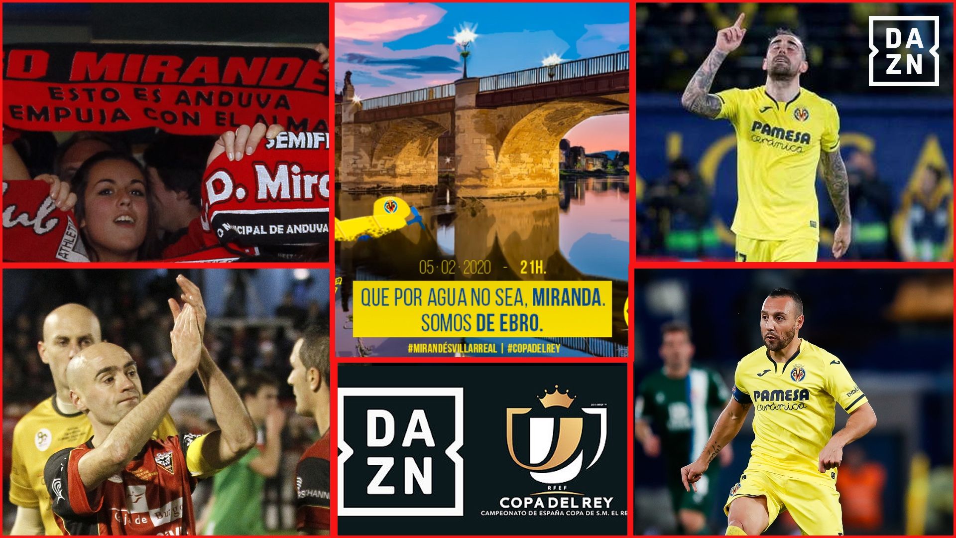 MIrandés y Villarreal, Copa del Rey