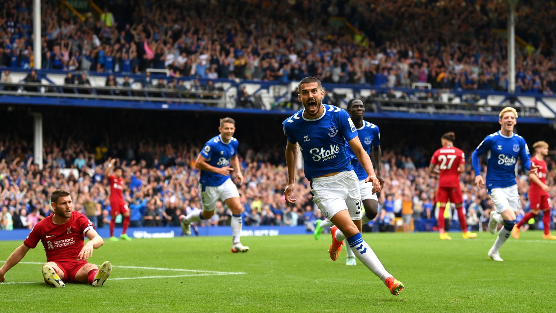 Conor Coady Everton Liverpool 2022-23
