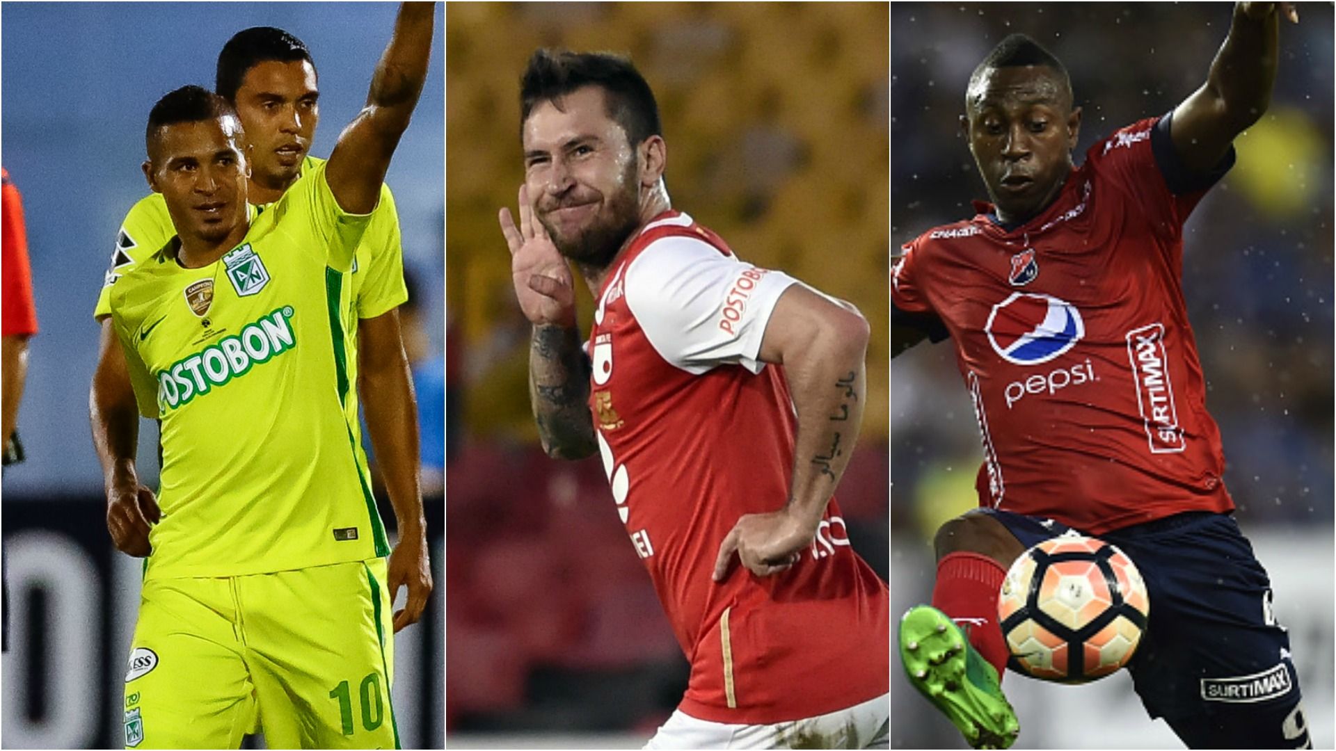 Atlético Nacional, Santa Fe, Medellín Collage