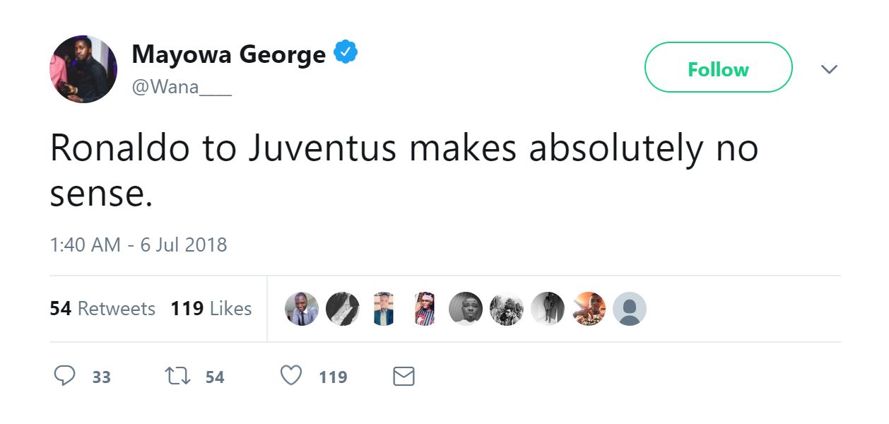 Reaction Ronaldo Juventus transfer