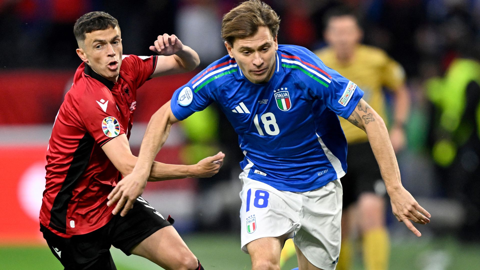 Italia Albania Barella