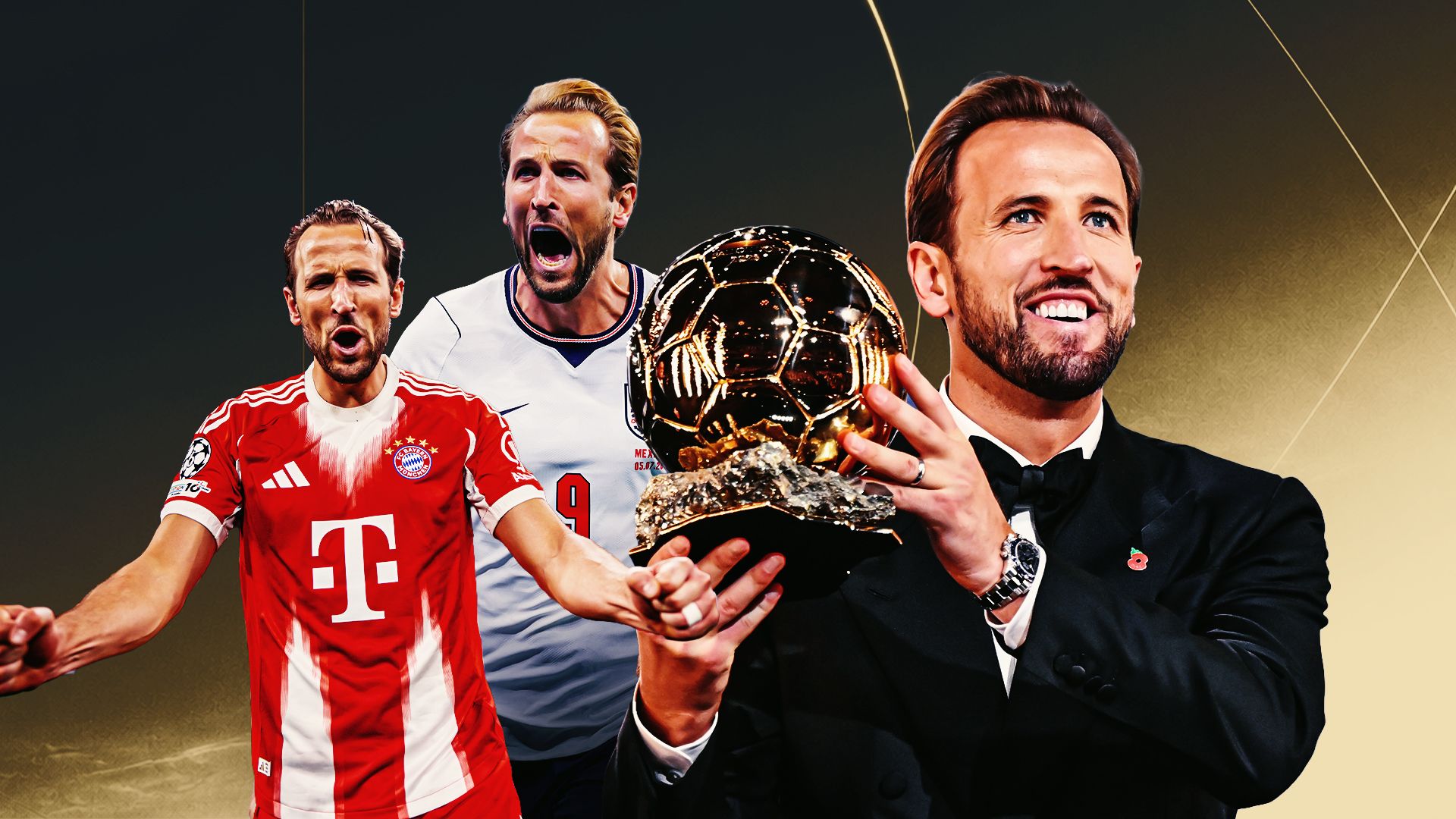 Harry Kane Ballon d'Or GFX