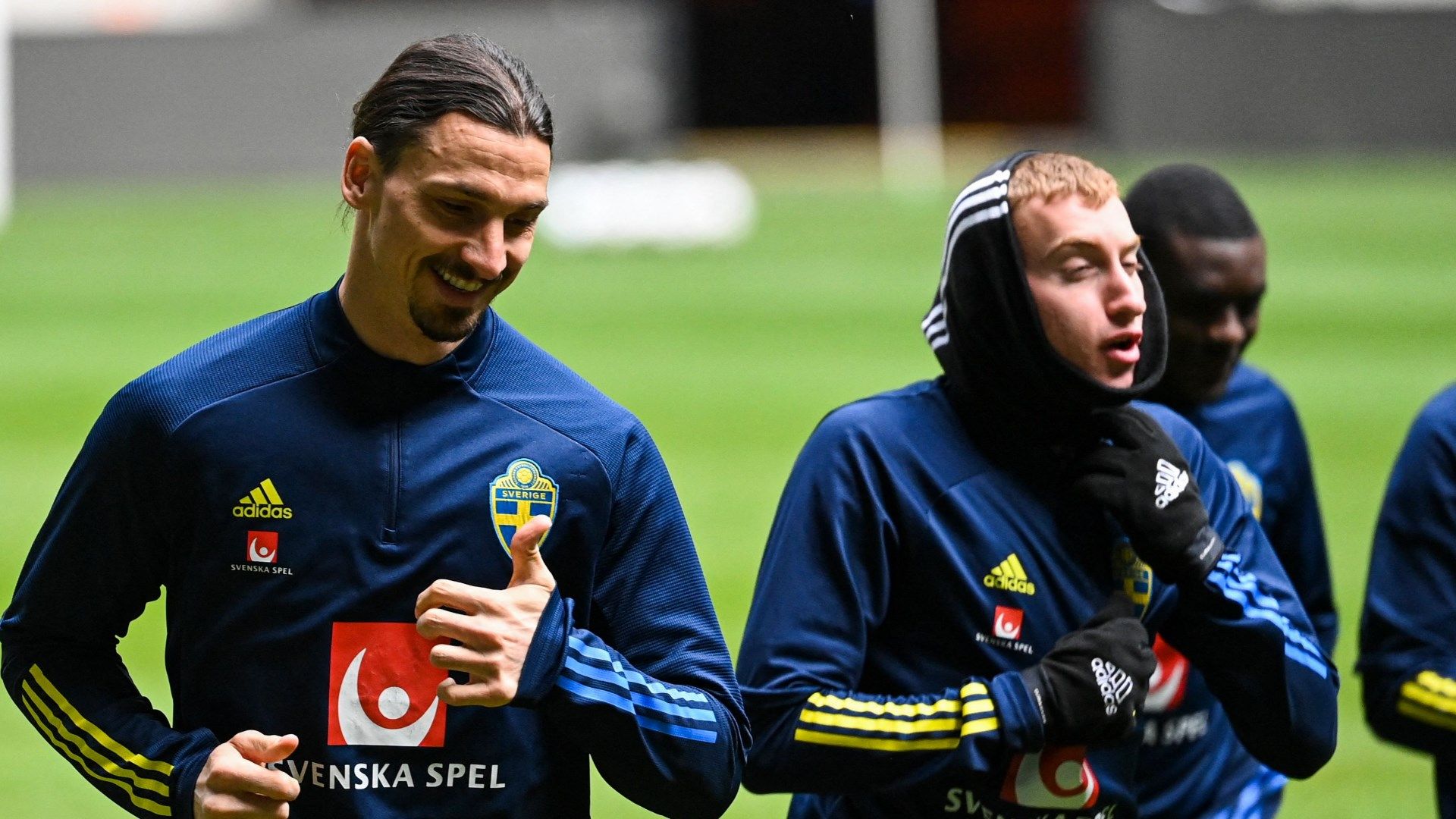 Zlatan Ibrahimovic and Dejan Kulusevski