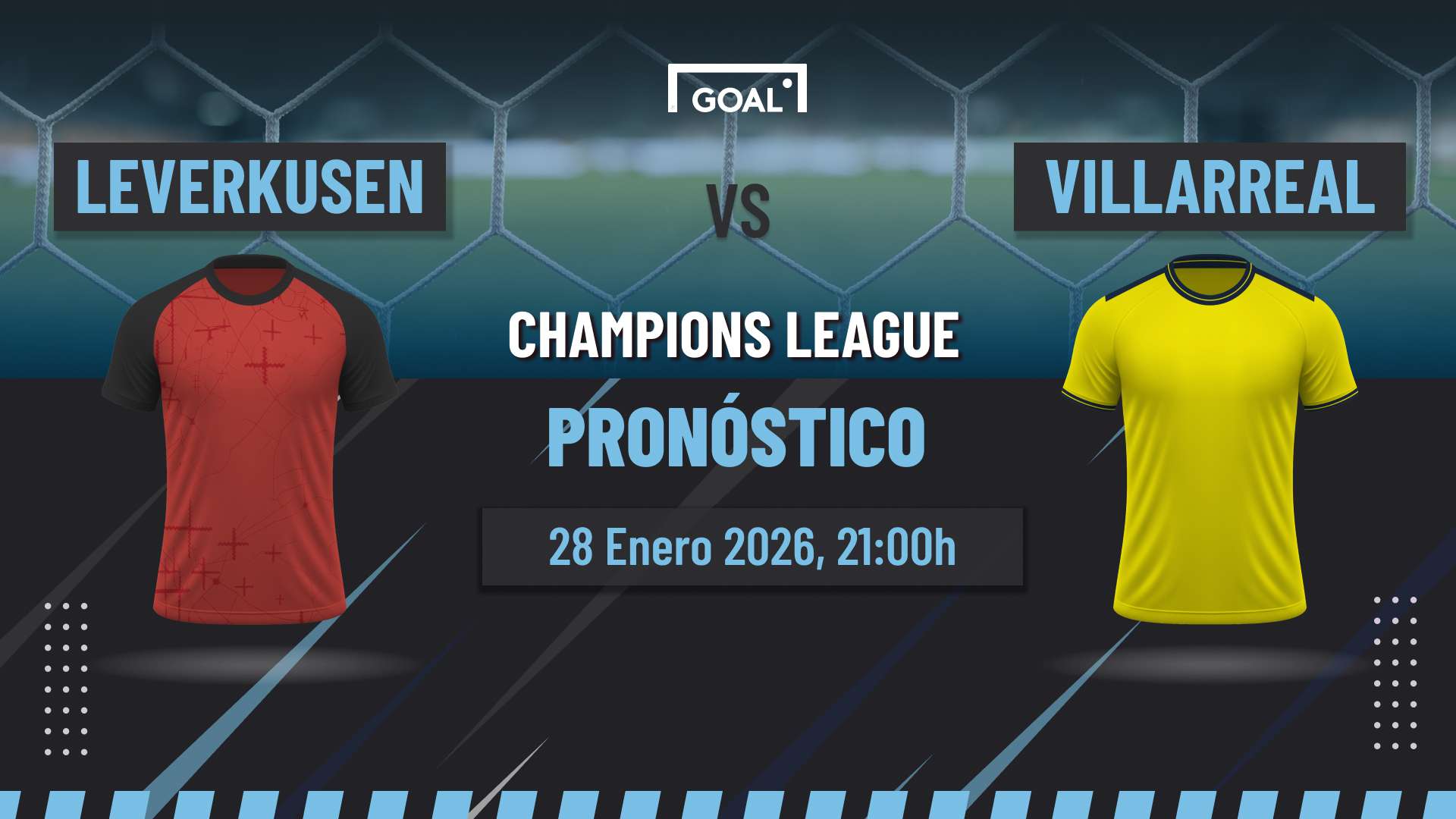 Leverkusen vs Villarreal Pronóstico y Apuestas Champions League | 28/01/26