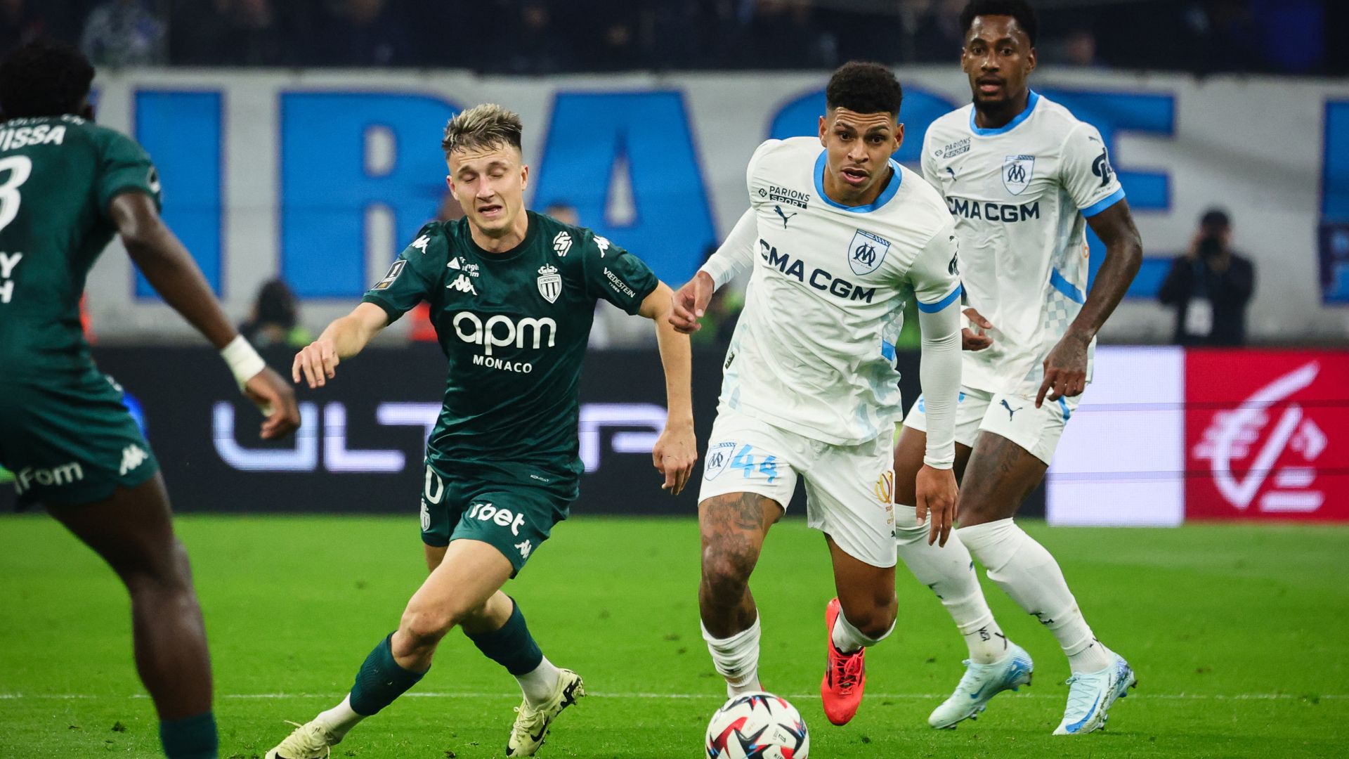 Aleksandr Golovin Luis Henrique Marseille Monaco Ligue 1 01122024