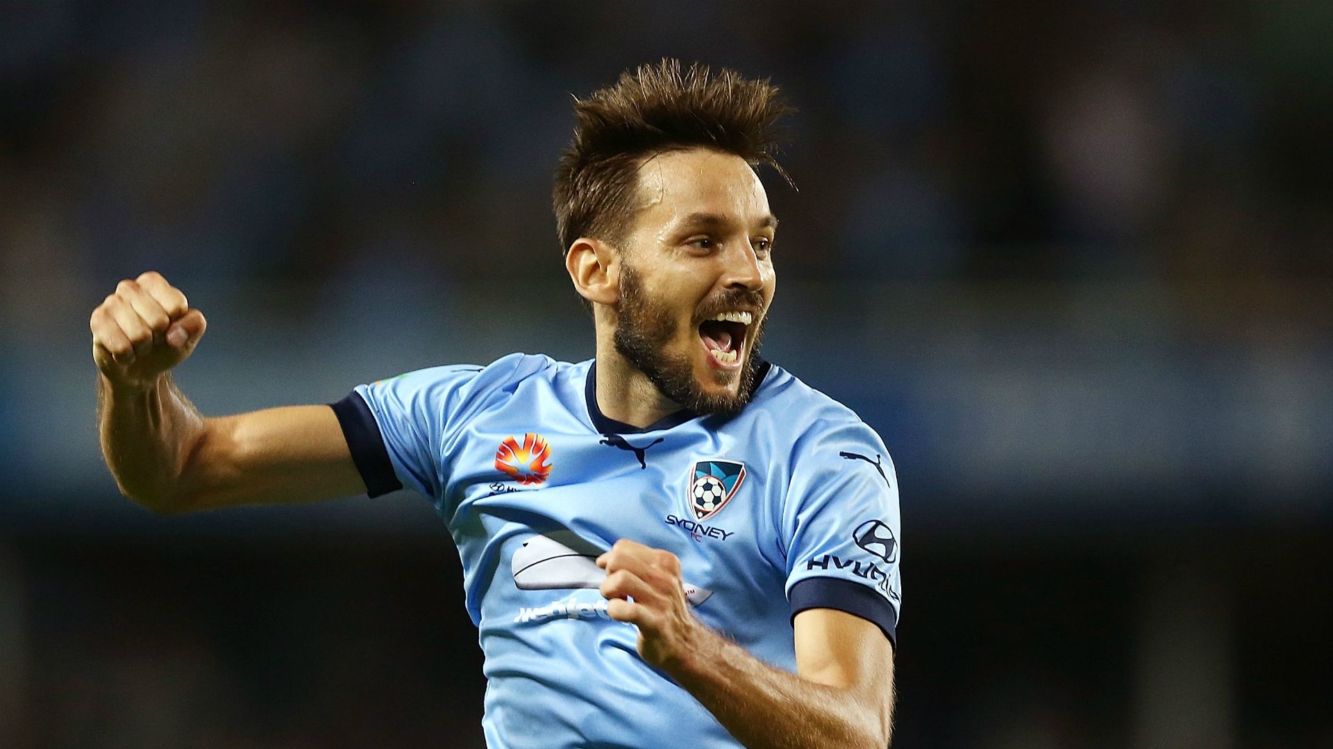Milos Ninkovic Sydney FC v Brisbane Roar A-League 30122016