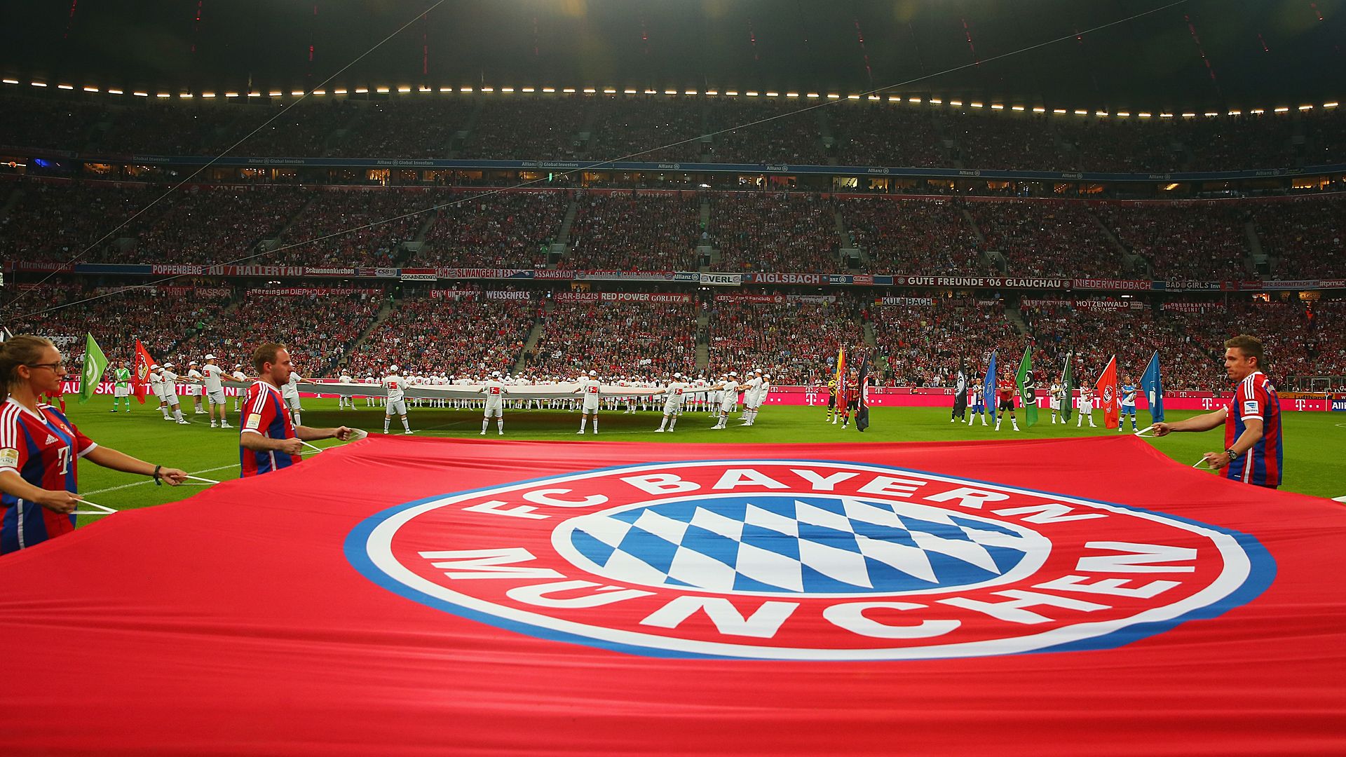 FC Bayern Flagge Flag