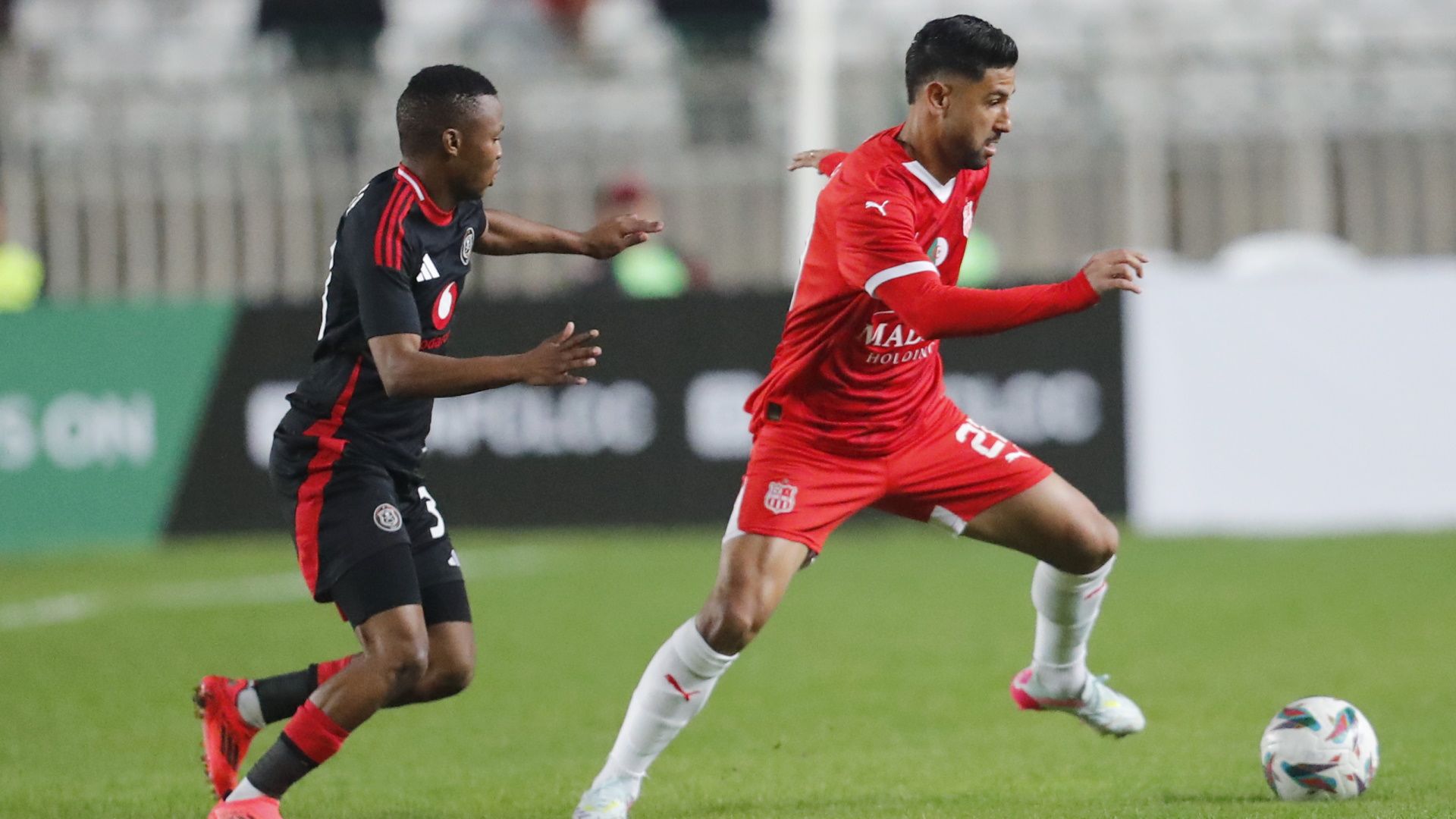 Mohau Nkota & Laouafi Youcef, CR Belouizdad vs Orlando Pirates, November 2024