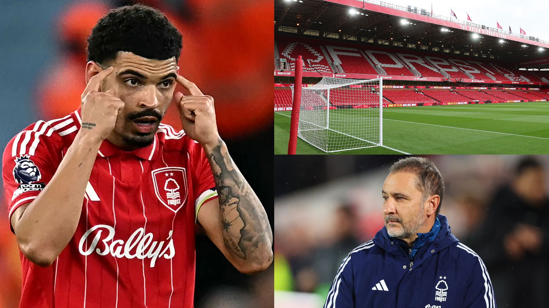 Nottingham Forest 2025-26 Morgan Gibbs-White City Ground Vitor Pereira