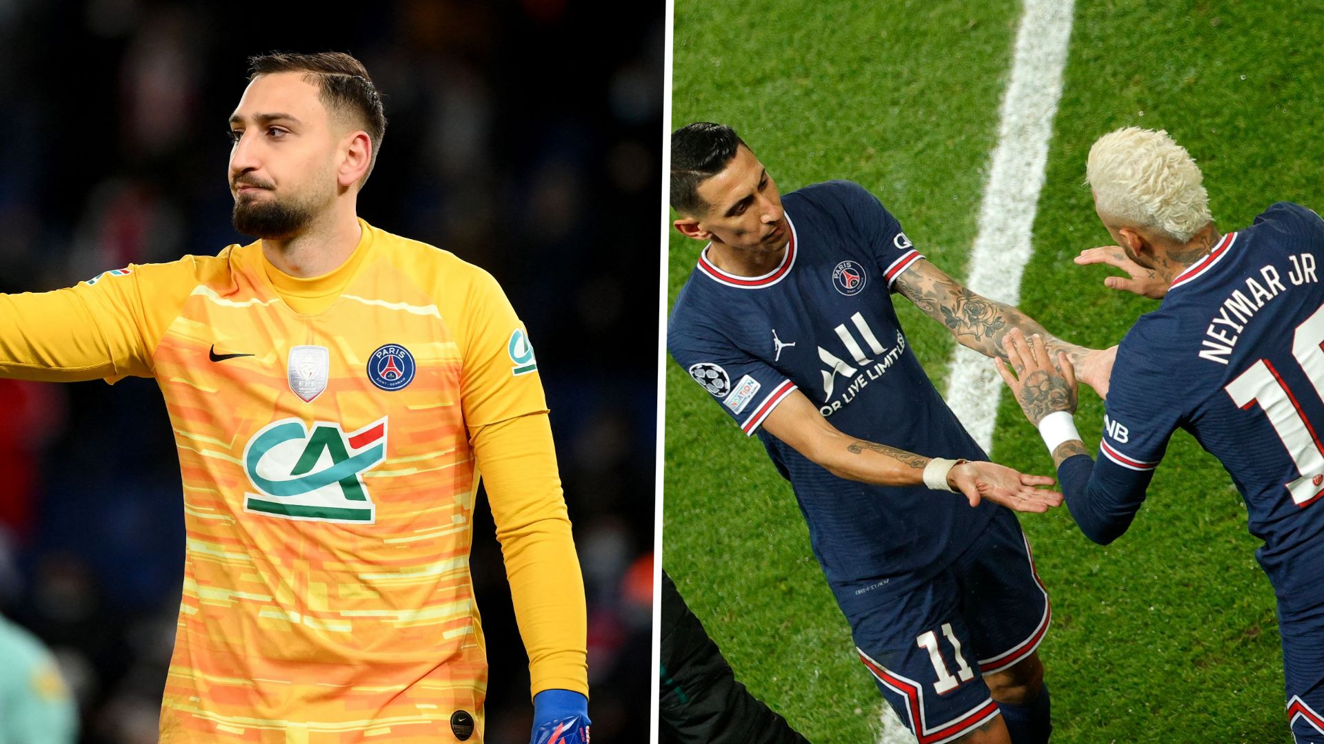 PSG Donnarumma Di Maria Neymar