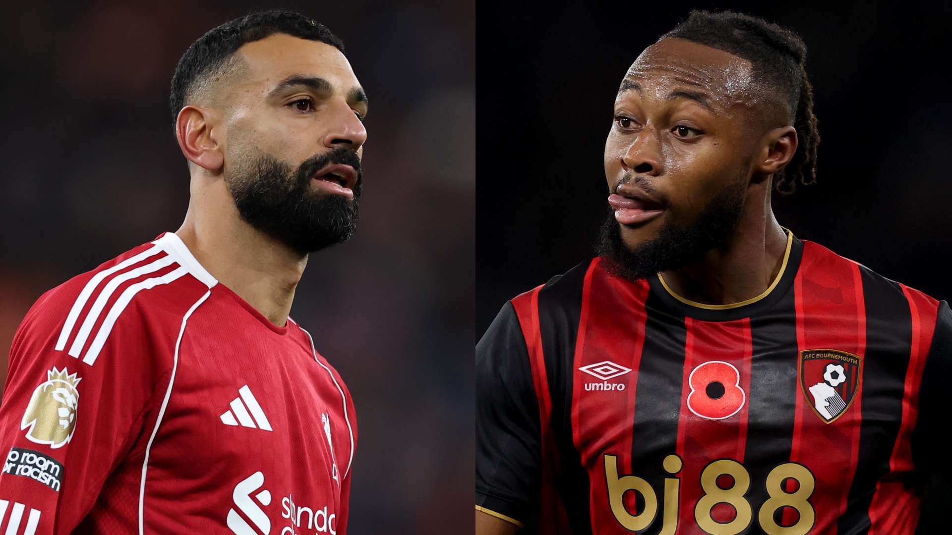 Mohamed Salah Antoine Semenyo Liverpool Bournemouth 2025-26