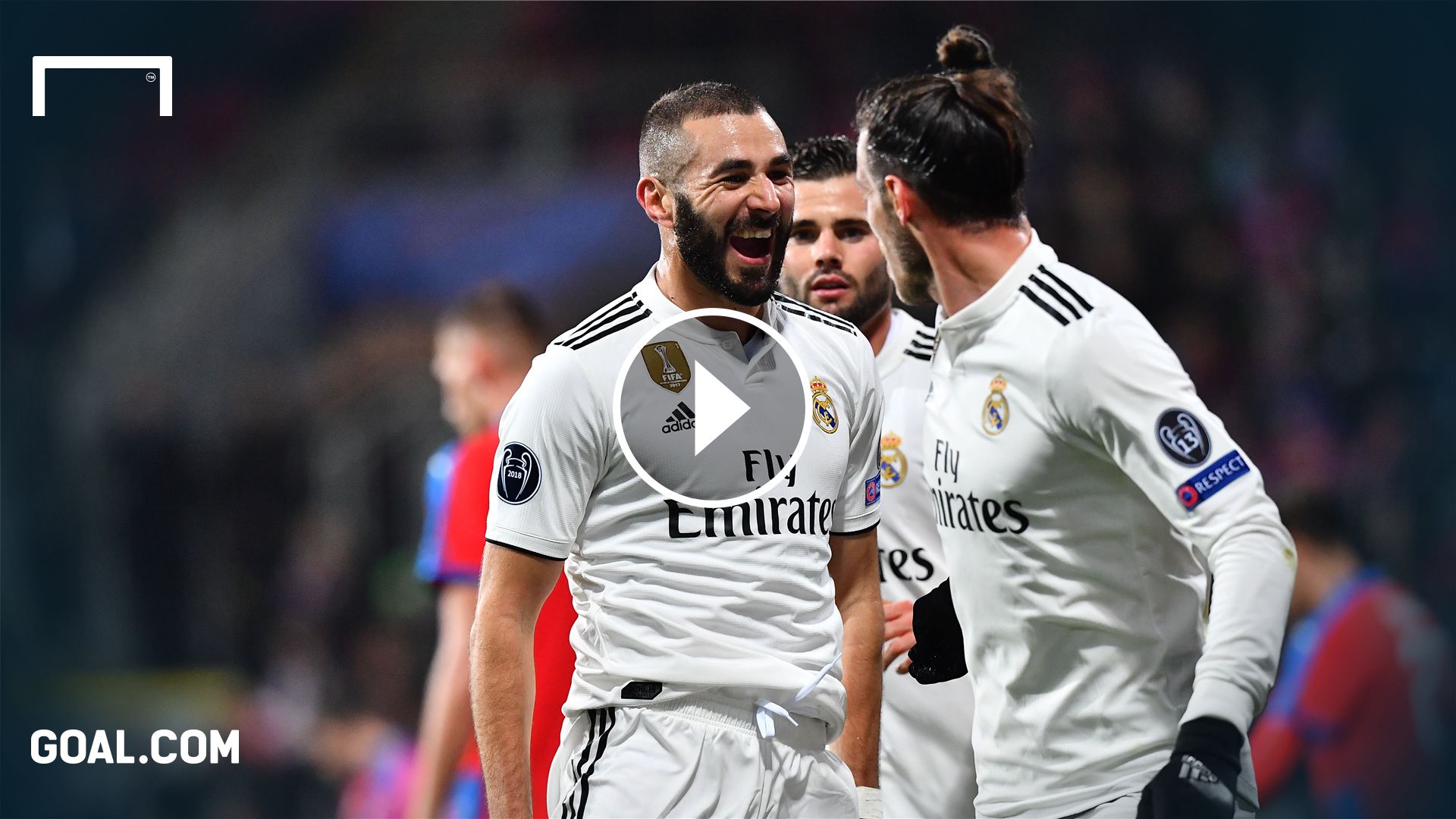 GFX Playbutton Real Madrid @ Viktoria Pilsen 07112018