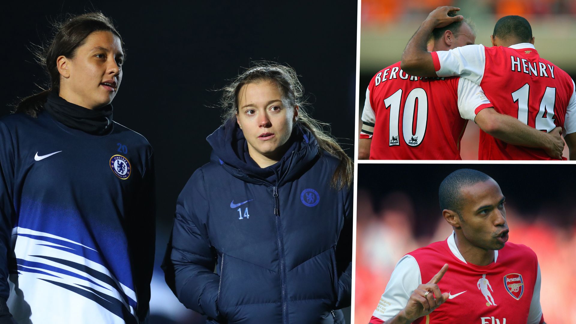 Thierry Henry Dennis Bergkamp Sam Kerr Fran Kirby