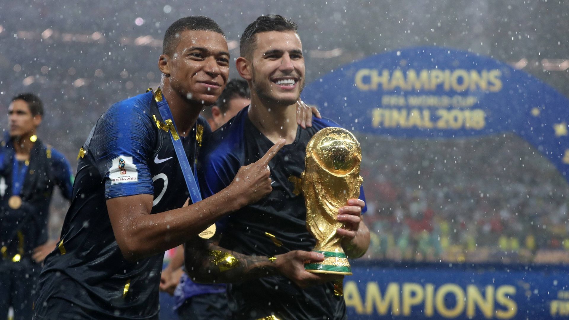 ONLY GERMANY Lucas Hernandez Kylian Mbappe France 2018
