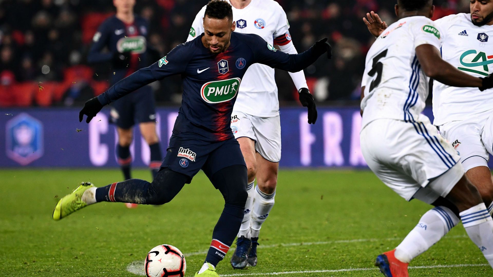 Neymar PSG Strasbourg Coupe de France 23012019
