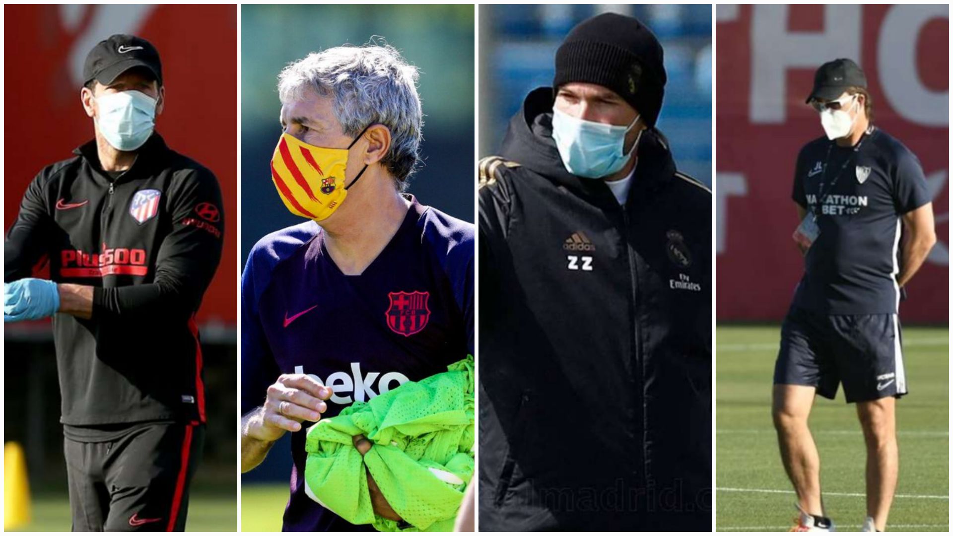Entrenadores LaLiga coronavirus