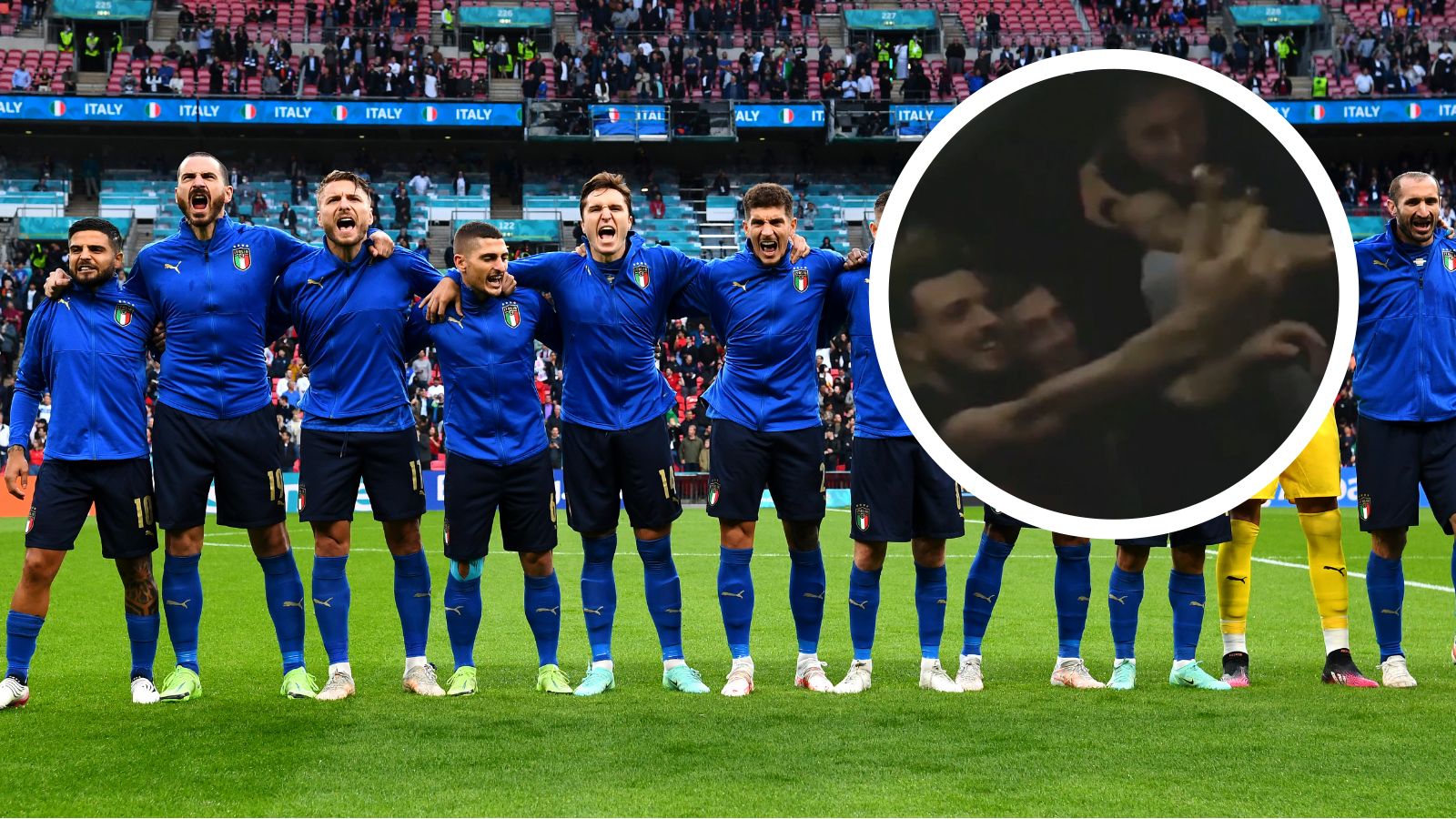 GFX Italy national anthem bus