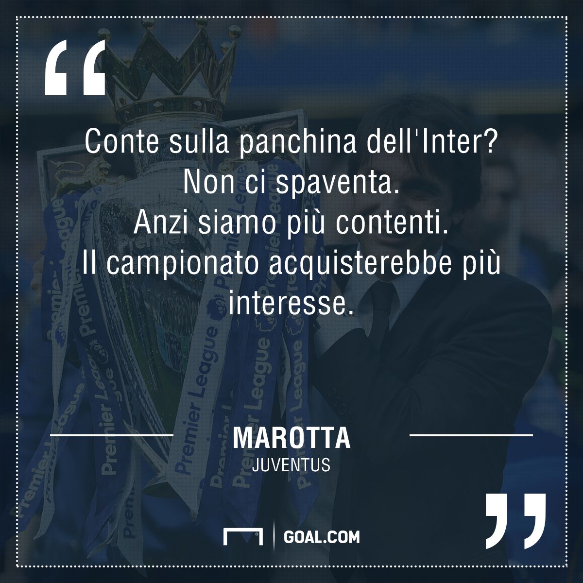 PS Marotta su Conte