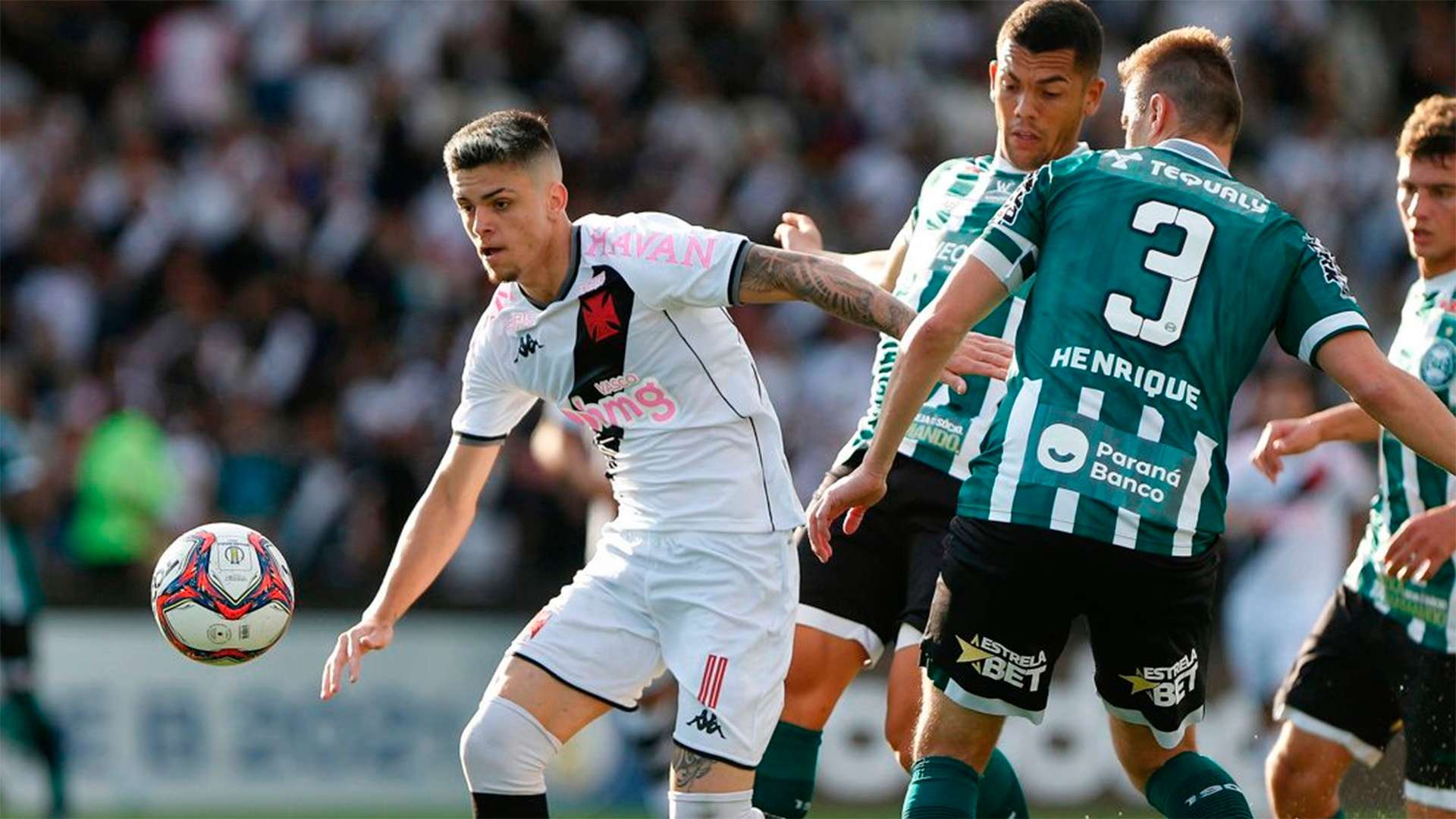 Gabriel Pec, Henrique, Vasco x Coritiba, Série B, 16102021